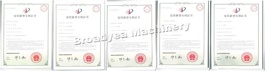 Broadyea Instant noodle making machine patent